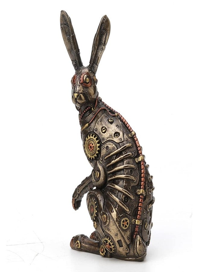 Veronese Design Steampunk Style Jack Rabbit Bronze Finished Statue - Image 2