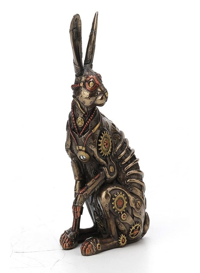 Veronese Design Steampunk Style Jack Rabbit Bronze Finished Statue - Image 1
