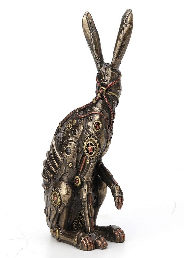 Veronese Design Steampunk Style Jack Rabbit Bronze Finished Statue - Image 5