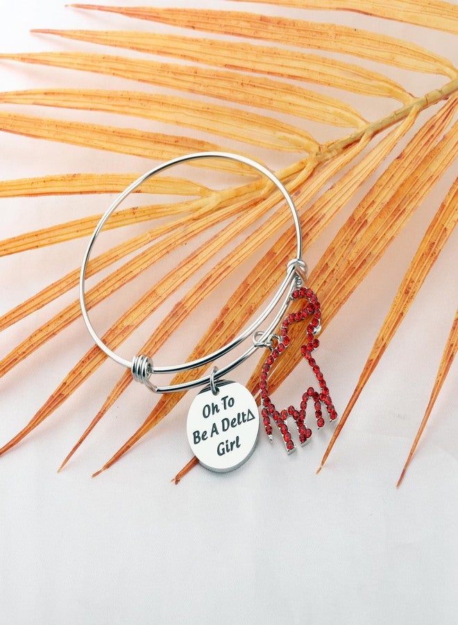 AKTAP D Sorority Gift D Inspired Elephant Bracelet Oh To Be A D Sorority Gift (De-ta Gir- Bangle) - Image 4