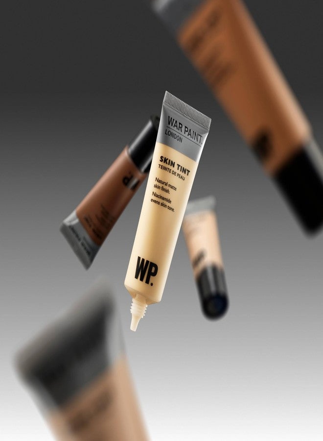 War Paint for Men Skin Tint, Matte Natural Finish, Tinted Face Moisturiser with Niacinamide, Hydrates and Evens Out Skin Tone, Lightweight Formula, Shade T6 1.01 fl Oz - Image 4
