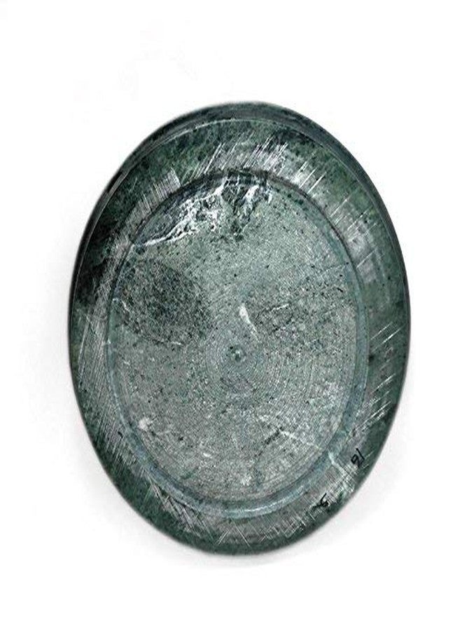 SK Craft Green Color Marble Chakla/Marble Roti Maker/Marble Rolling Board,Large Size 10 inch (25cm) - Image 2