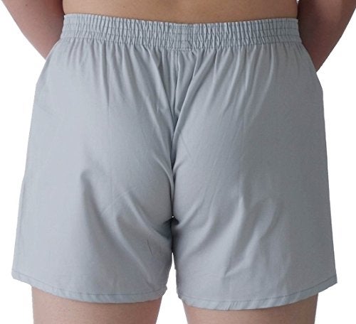 MSPEC Men's Boxers 3D-Crotch Breathable/Comfortable MS-03 Ice Grey XL - Image 3