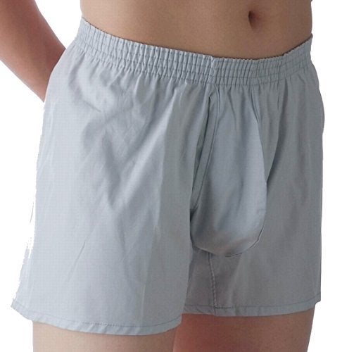 MSPEC Men's Boxers 3D-Crotch Breathable/Comfortable MS-03 Ice Grey XL - Image 2