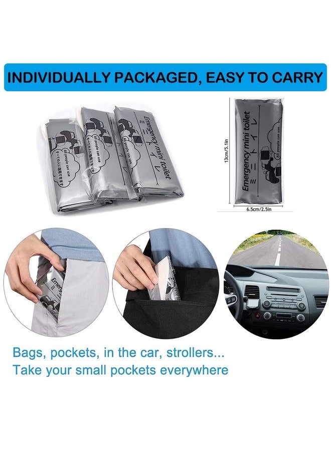 Beauenty Disposable Emergency Urinal Bag, 12 Pack Portable Camping Pee Bags, Travel Pee Bags, Traffic Jam Emergency Portable Urine Bag, Vomit Bags, for Men Women Kids Patient - Image 3