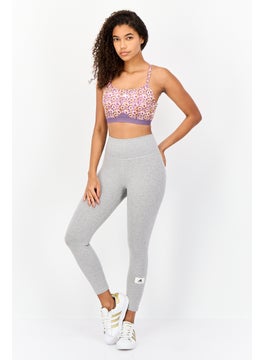 Adidas Women Floral Pattern Padded Light Support Sports Bra, Multicolor  - Image 3
