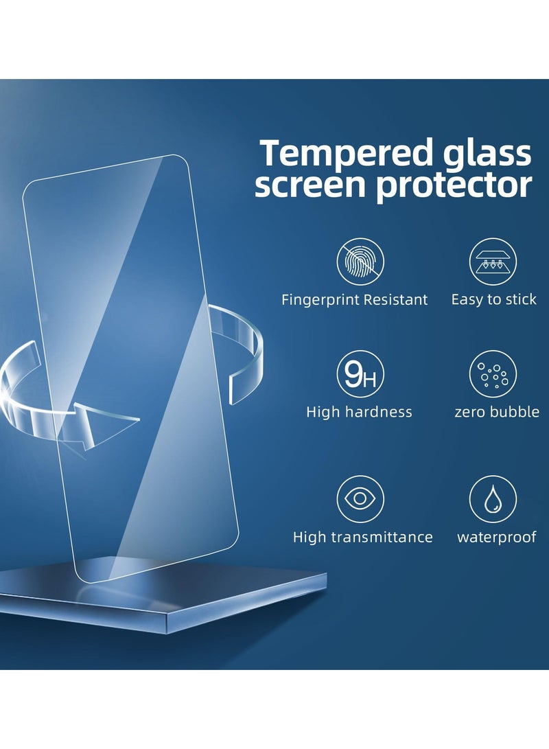 3-pack iPhone 16, iPhone 15 screen protector 6.1-inch HD transparent, anti-scratch, anti-fingerprint, no bubbles, suitable for iPhone 16, iPhone15 9H tempered glass film - Image 2