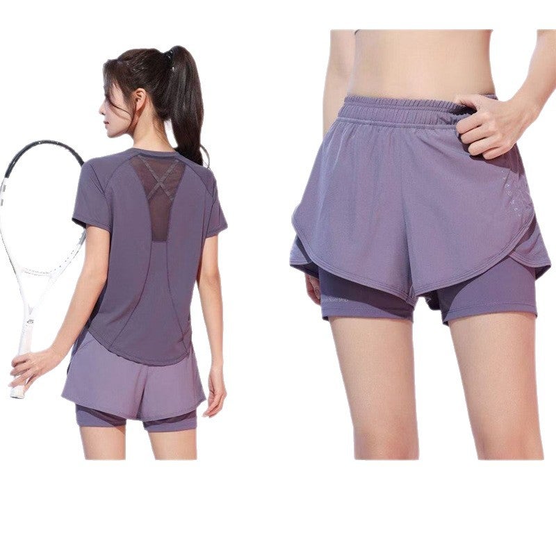 Women's Plus Size Quick-Dry Yoga Tracksuit Set - Image 1