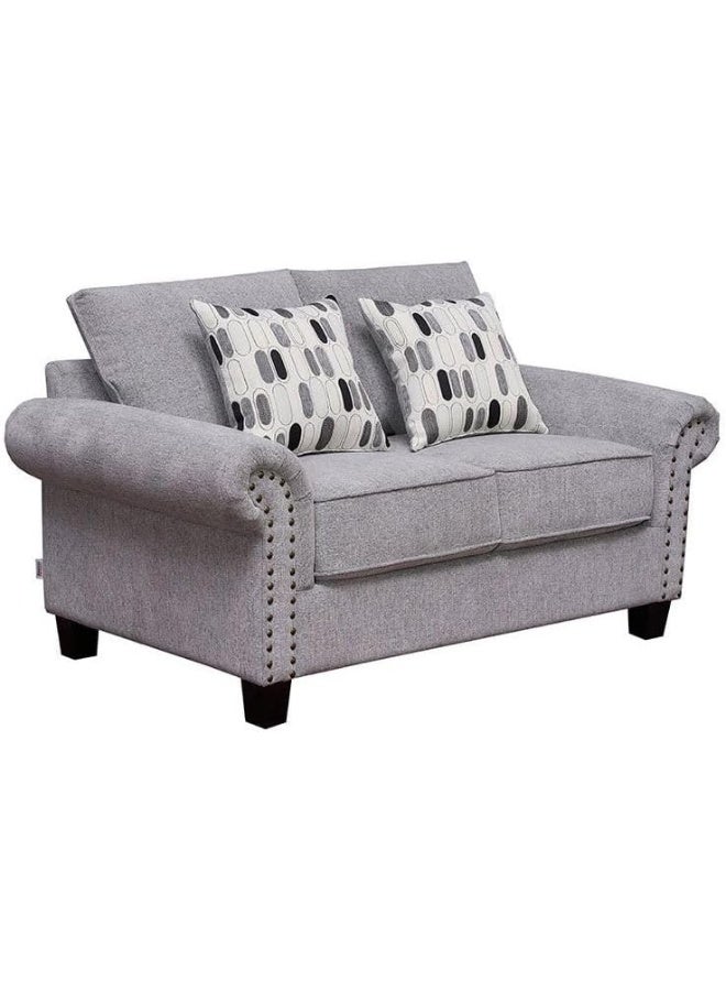 Comfynest Comfynest Carta 2Seater Fabric Sofa With 2Year Warranty 155X88X92Cm Grey - Image 1