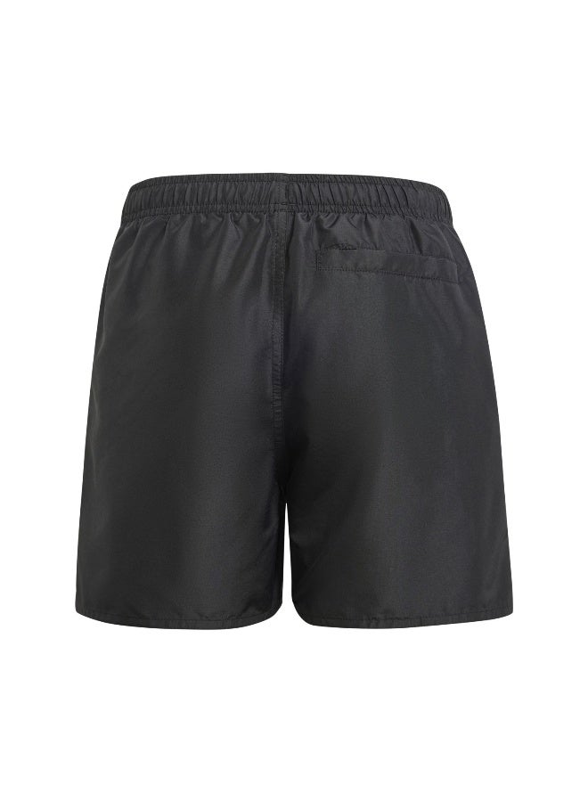 Adidas Solid Shorts By Black Swim Swimwear For Kids 5-6Y  - Image 2