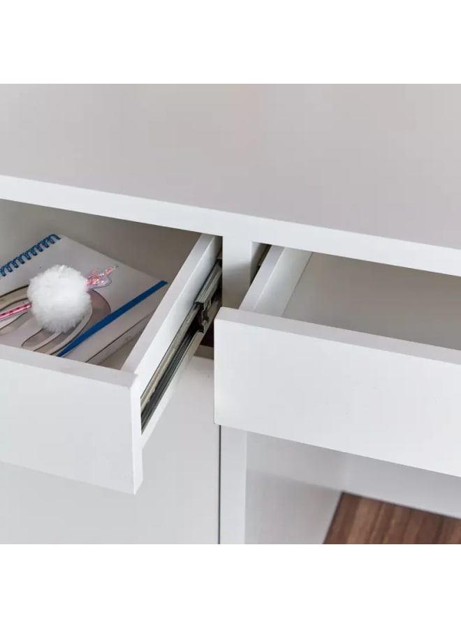 ريترو مكتب مودرن 105سم - أبيض - Image 4