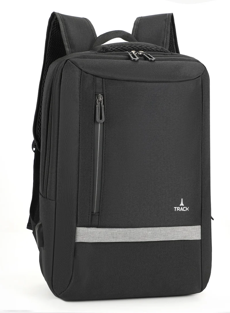 Track track canvas backpack | with a usb port model 5506-black