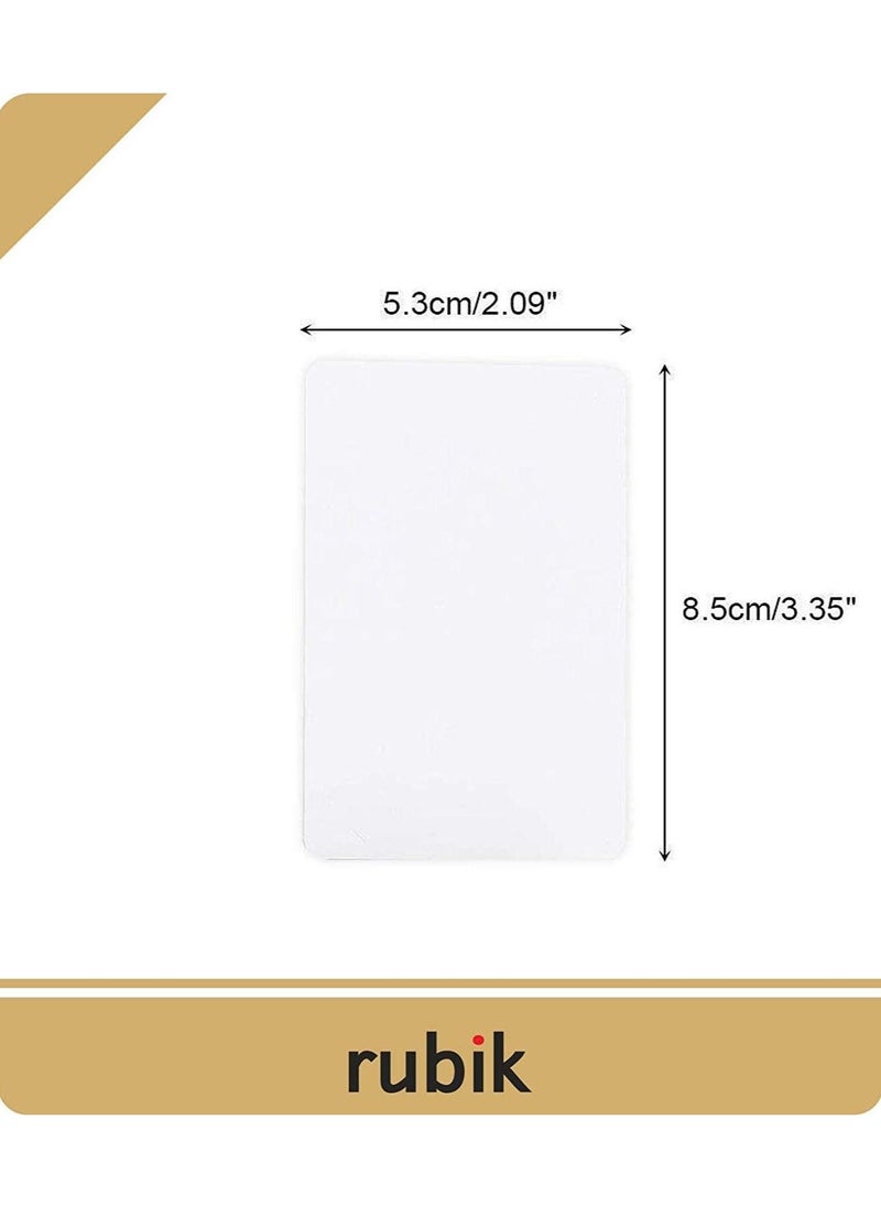 Rubik 125Khz Proximity RFID Plastic Key Cards CE T5577 / T5200 Blank Writable ID Card (Pack of 10)  - Image 2