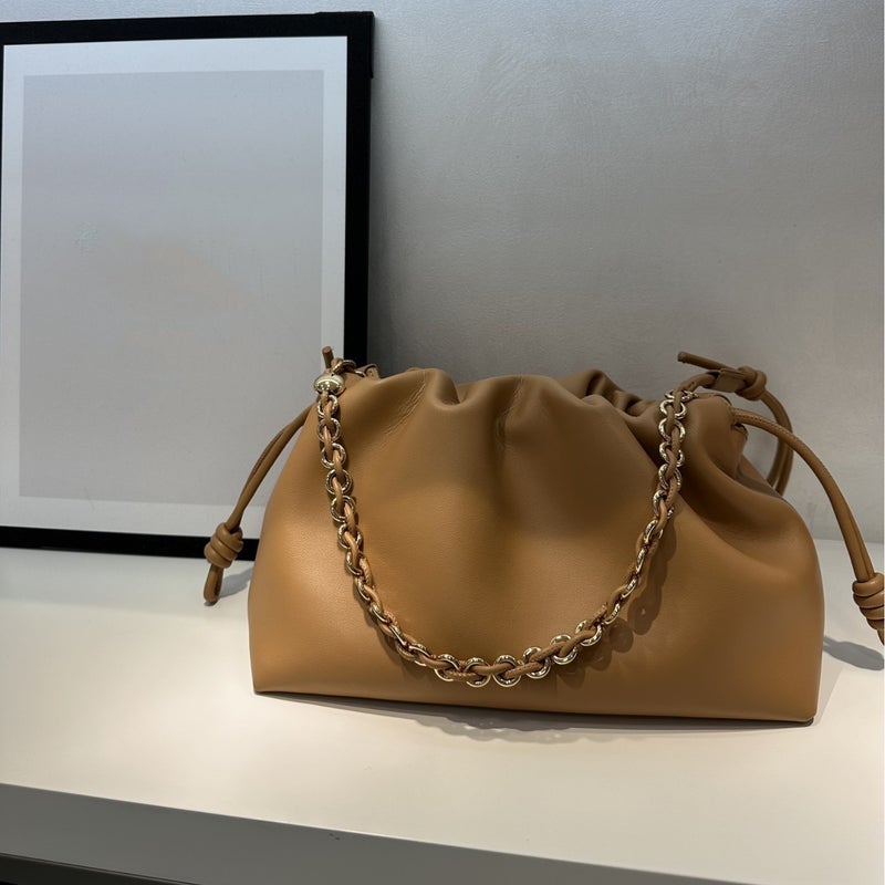 Celebrity-Inspired Luo'S Popular Cloud Lucky Bag Bag Pleated Shoulder Underarm Bag With A High-End Feel Crossbody Bag - Image 2