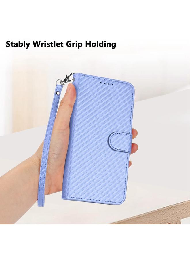 S-TOP Case For Infinix Note 30 5G YX0070 Carbon Fiber Buckle Leather Phone Case with Lanyard - Image 5