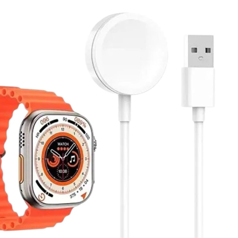usb watch charger for smart watches compatible with watch series X8 X9 ultra plus all models portable magnetic wireless charging cable