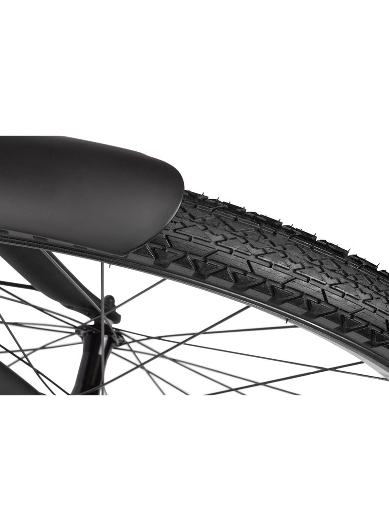 SPINN Uptown Men's City Bike - 26 Inch, 7 Speed, Matte Black - Image 4