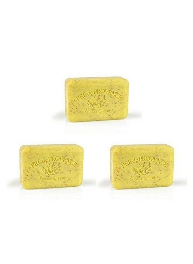 Pre De Provence Soap Shea Enriched Everyday 250 Gram Extra Large French Soap Bar Lemongrass (Pack Of 3)  - Image 2