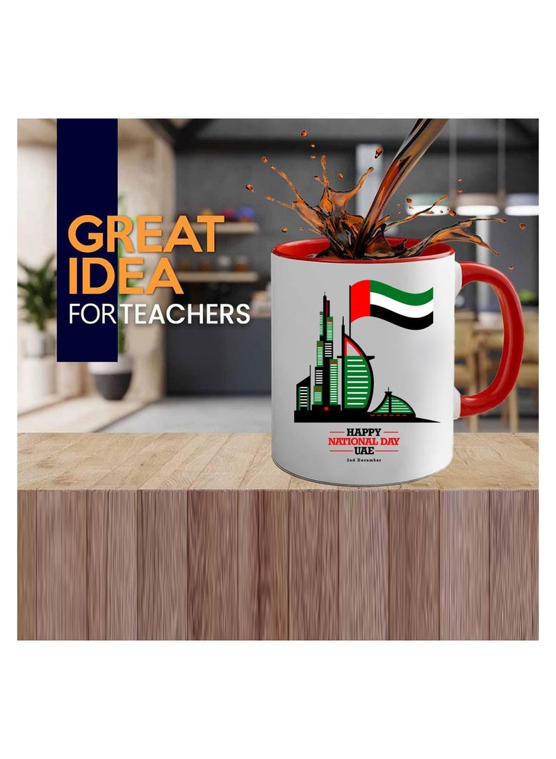 UAE National Day Two Tone Ceramic Mug - A Nation Where Dreams Come True - Gifts for UAE National Day - Image 3