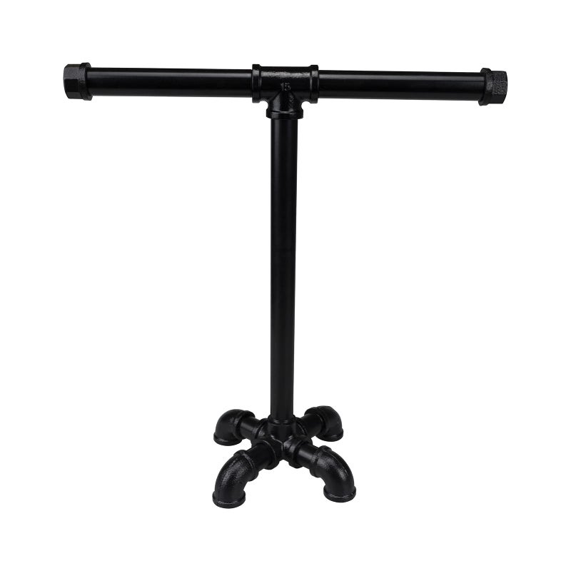 ROXLLGJC Rustic Pipe Hand Towel Holder Free Standing Towel Rack Industrial TShape Towel Storage for Bathroom ROXLLGJC