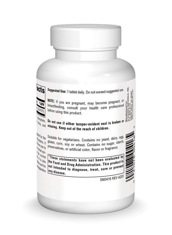 Source Naturals - Vitamin B6 500 Mg Immune System Support 100 Tablets - Image 1