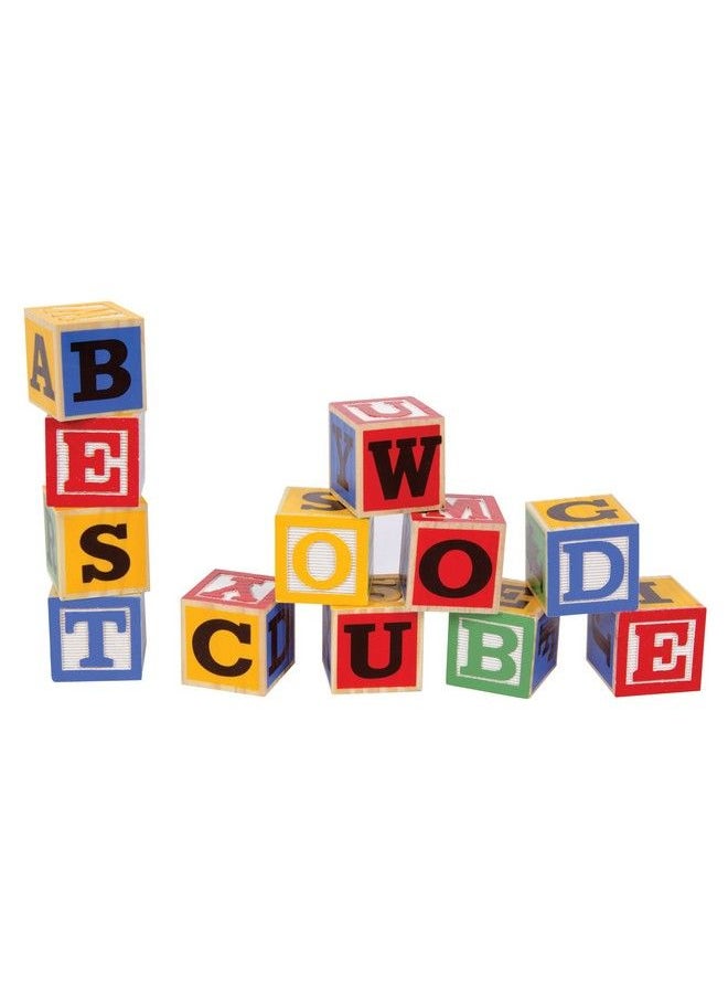Schylling - Abc Big Blocks 48 Piece Wood Alphabet Blocks - Image 1