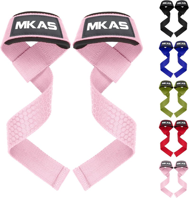Goodern Lifting Wrist Straps for Deadlift, Powerlifting & Weight Training - 23” with Soft Neoprene Padding to Improve Grip, Durable & Comfortable Hand Straps for Men & Women - Image 1