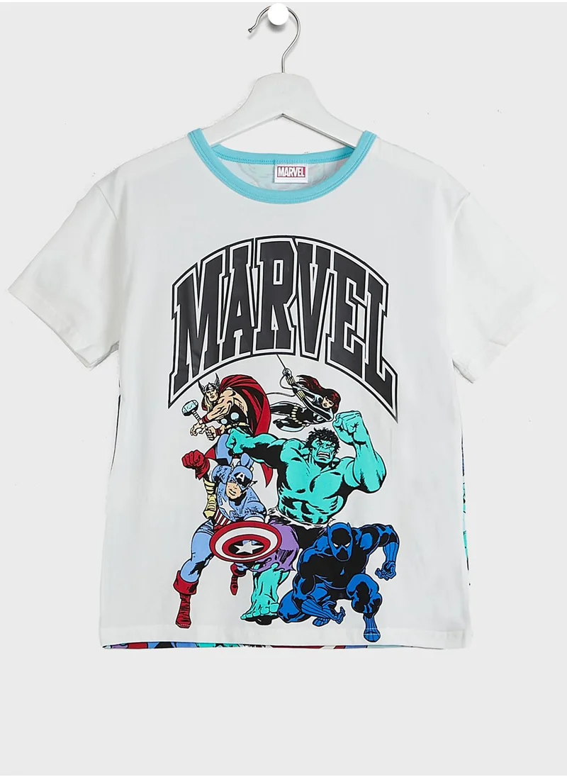 Cotton On Kids Team Marvel Pyjama Set