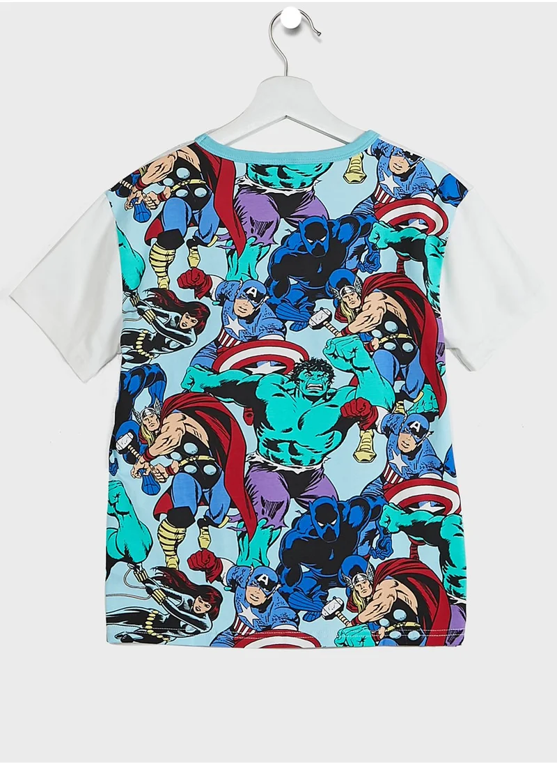 Cotton On Kids Team Marvel Pyjama Set