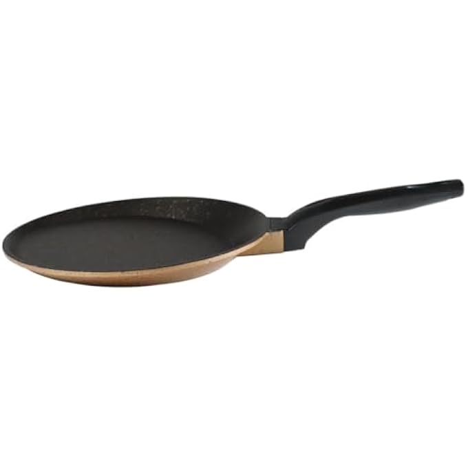 rayihni Fun Cooking Daphne NonStick Crepe Maker  Granite Coated Frying Pan Scratch Resistant Crepe Skillet MultiPurpose Breakfast Pan For Pancakes Eggs  More  Crepe Maker Pan 86 Inch - Image 1