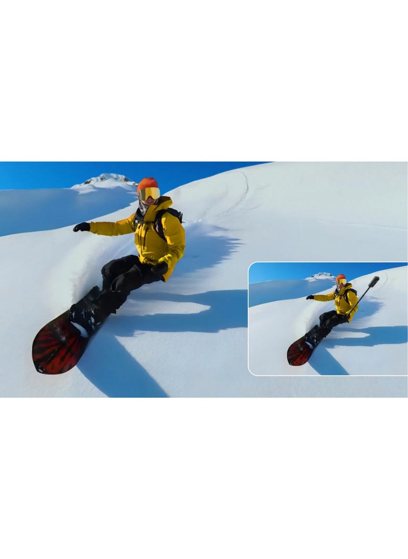 Insta360 - Invisible Selfie Stick - 85Cm - Black - Image 1