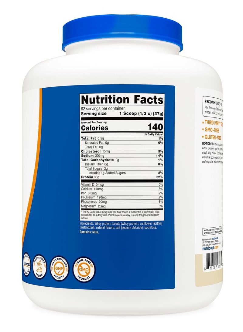 Nutricost Whey Protein Isolate Powder Vanilla 5lb - Image 4