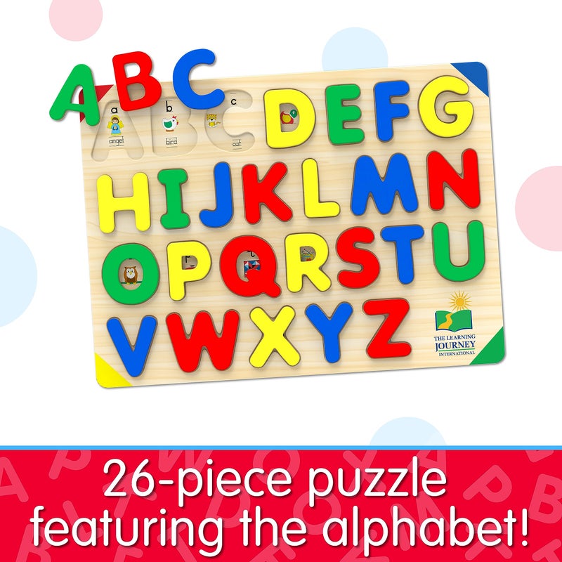 The Learning Journey Lift  Learn ABC Puzzle  Alphabet Puzzles for Toddlers  Preschool Games  Activities for Children Ages 36 Years 26 Pieces - Image 2