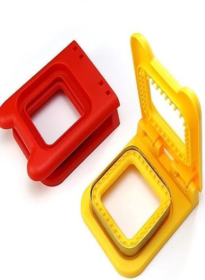 KIDINGTON Sandwich Cutter and Sealer Square Pocket Sandwiches Cutter Uncrustables Maker Sandwich Cutters for Kids Love lunchables - Image 3