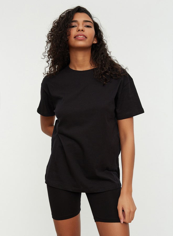 trendyol Black Shorts Pajama Set - Image 1