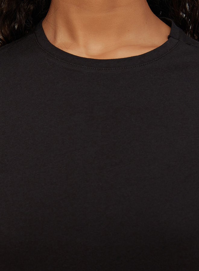 trendyol Black Shorts Pajama Set - Image 4