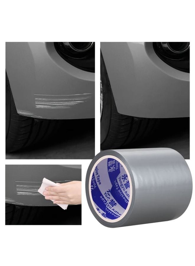 Silvery Car Door Scratch Protection Tape 39.37Inch High Adhesion PE Material - Image 2