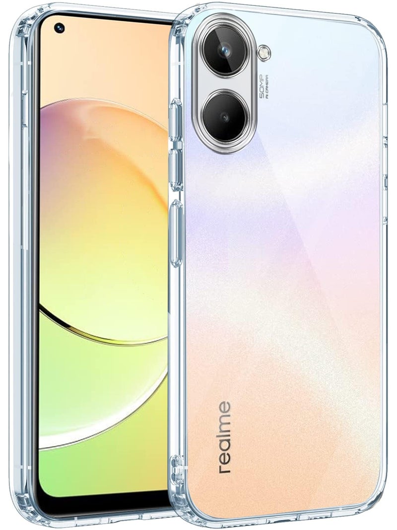 Jkobi Back Cover for Realme 10 (Silicone Clear Case with Camera Protection | Soft and Flexible | Transparent) - Image 1