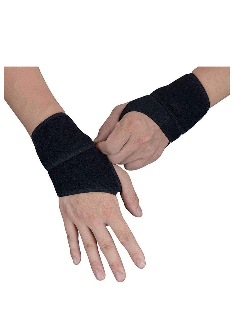 Generic Wrist Brace for Carpal Tunnel - Arabest 2 Pack Adjustable Wrist Wrap for Men and Women, Wrist Support for Sports Protecting, Tendonitis Pain Relief, Carpal Tunnel, Arthritis  - Image 1
