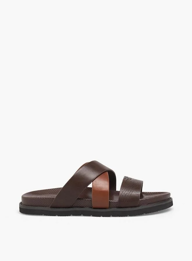 دوتشيني Men Textured Comfort Sandals