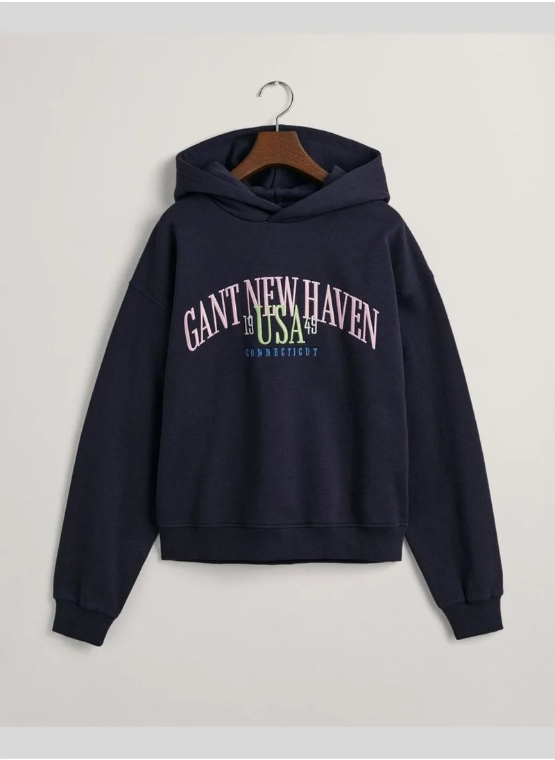 GANT Teen Girls Oversized GANT USA Hoodie