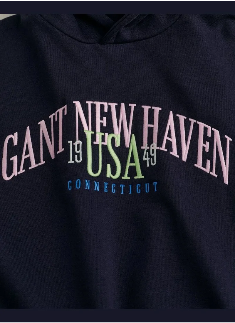 GANT Teen Girls Oversized GANT USA Hoodie