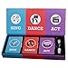 Plearn Pieces Sing Dance Act The Performance Party Game 3 Players School Games Family Games Stocking Stuffers Birthday Gift - Image 2