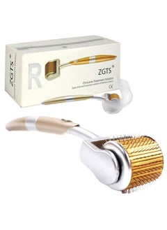 ZGTS Titanium Derma Roller for Skin Care, 192 Micro Needles Derma Skin Roller, 0.75mm Alloy Needles Titanium Roller Facial Treatment Skin Roller for Hair Loss, Wrinkles, Scars, Anti-aging, Stretch Marks  - Image 1