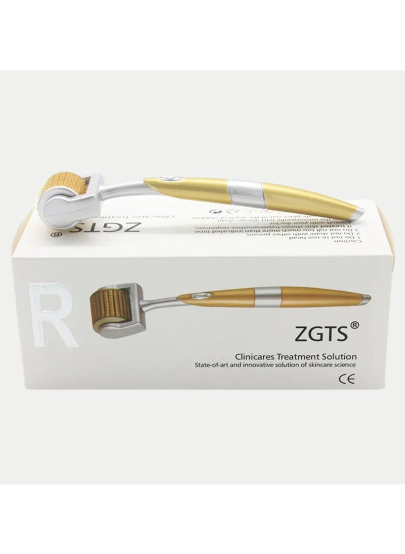 ZGTS Titanium Derma Roller for Skin Care, 192 Micro Needles Derma Skin Roller, 0.75mm Alloy Needles Titanium Roller Facial Treatment Skin Roller for Hair Loss, Wrinkles, Scars, Anti-aging, Stretch Marks  - Image 2