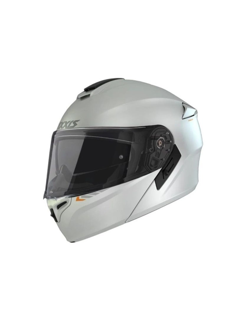 AXXIS HELMET AXXIS FU406BSV STORM S SV GENUINE A0 GLOSS WHITE - Image 1