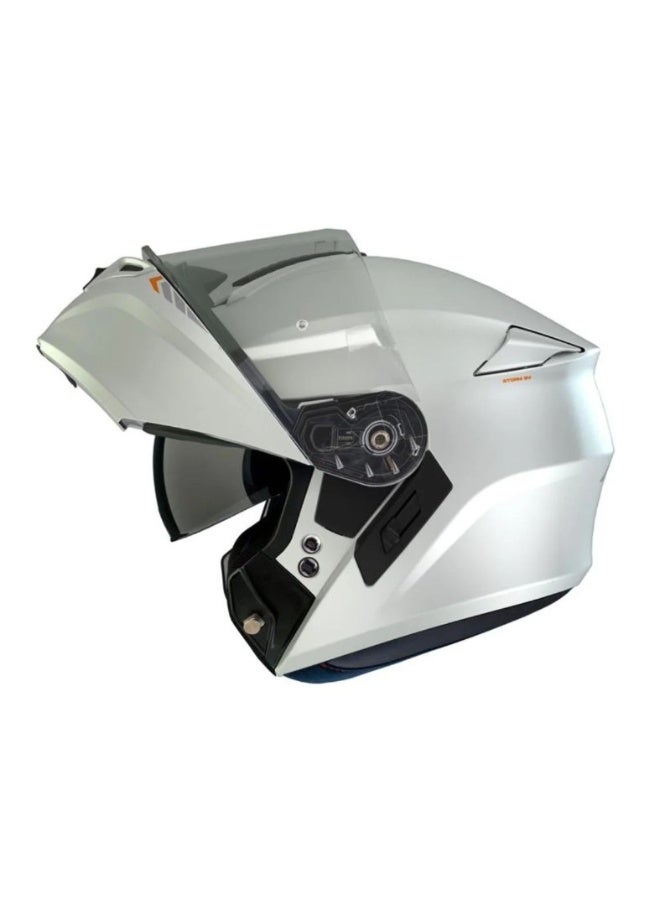 AXXIS HELMET AXXIS FU406BSV STORM S SV GENUINE A0 GLOSS WHITE - Image 2