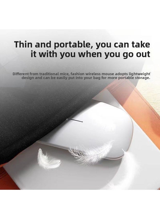 Wireless Mouse Charging Silent Bluetooth Dual-Mode Home Office Laptop Desktop Unlimited Mouse Silent-Specification:Rose Gold Wireless Version [rechargeable + Silent]  - Image 3