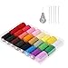 NEX Sewing Thread Assortment Cotton Spools Thread for Sewing Machine, 24 Colors 1000 Yards Each - Image 2
