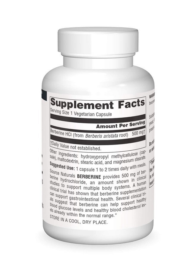 Source Naturals كبسولات الخضار بيربرين من سورس ناتشورالز، لدعم الجهاز الهضمي* - 120 كبسولة نباتية - Image 3